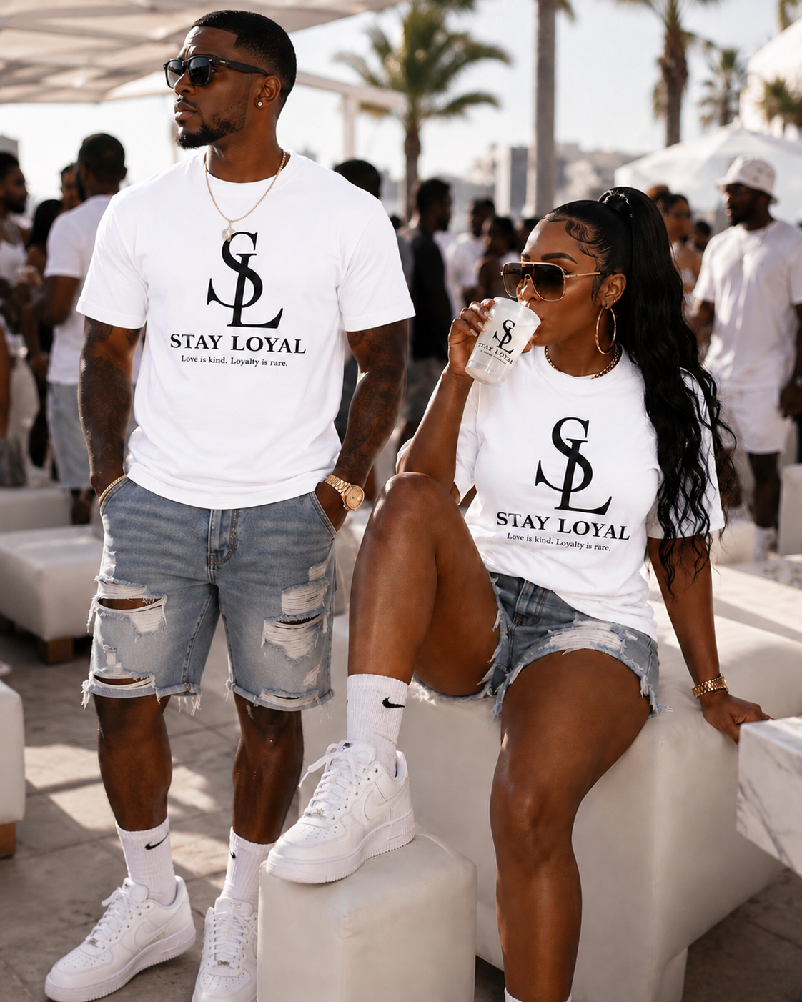 Stay Loyal "SL" Monogram Tee | Luxury Streetwear T-Shirt