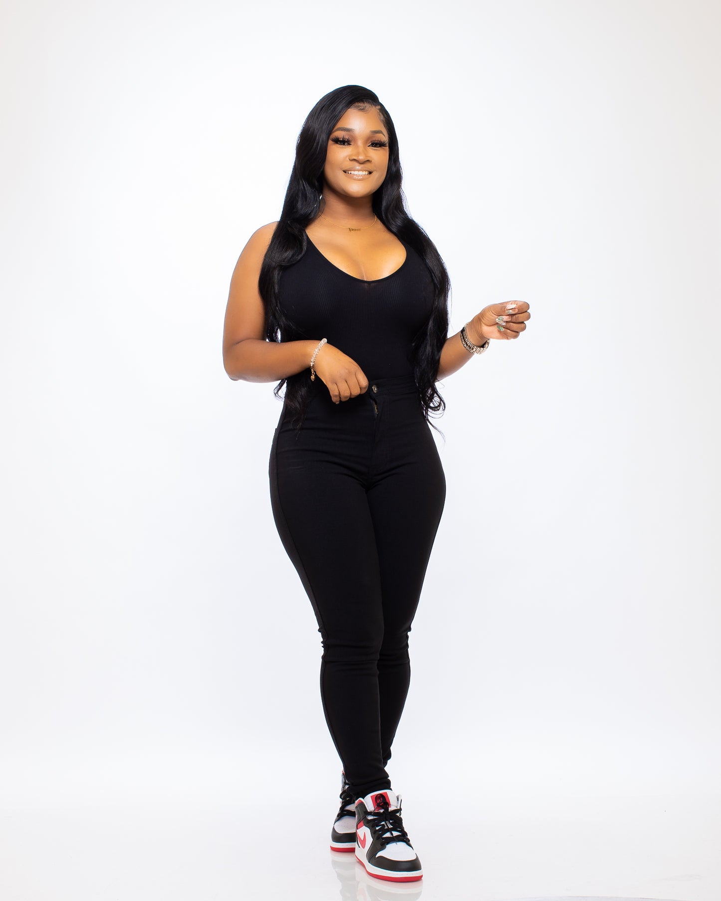 JOLIE BLACK HIGH WAIST PANTS - Tammie's Kollection
