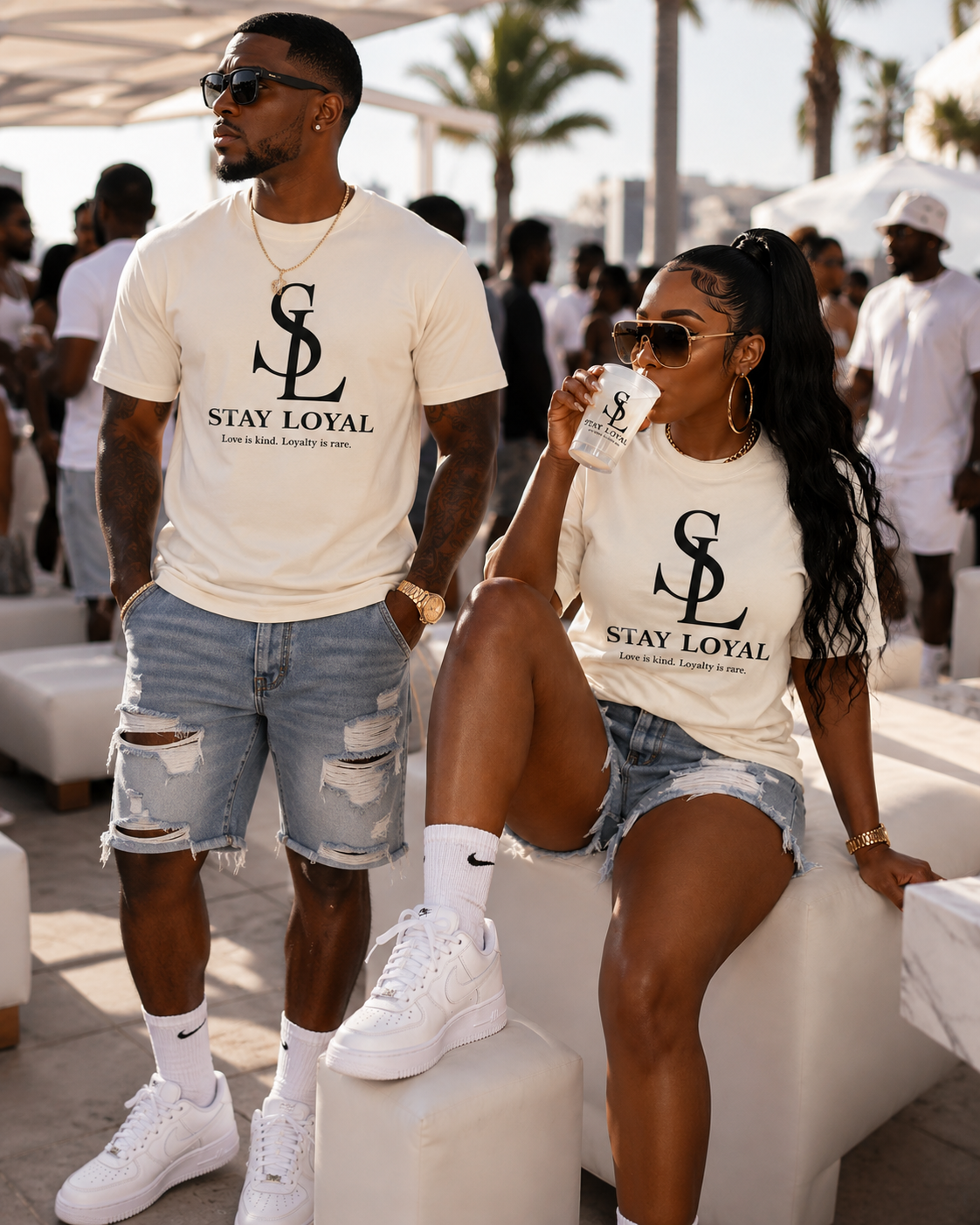 Stay Loyal "SL" Monogram Tee | Luxury Streetwear T-Shirt