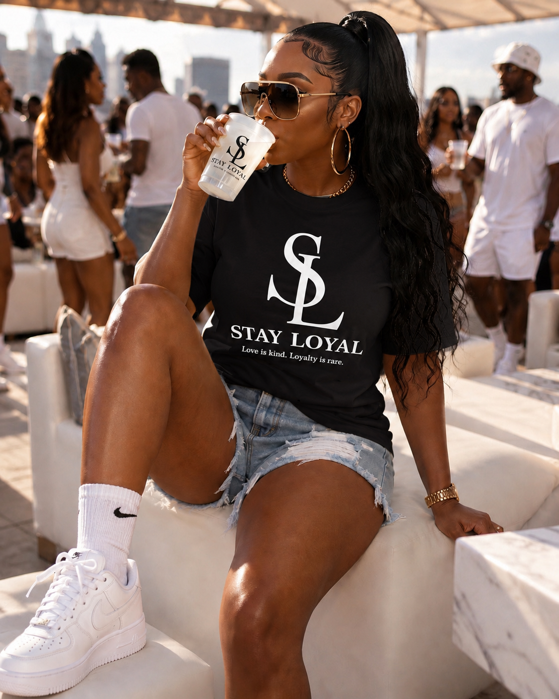 Stay Loyal "SL" Monogram Tee | Luxury Streetwear T-Shirt