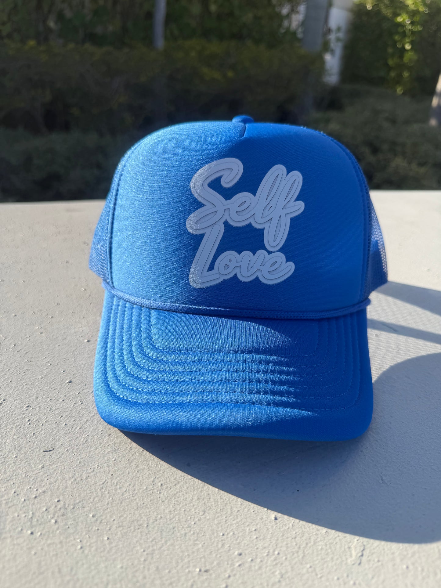 Self Love Era Trucker Hat – Blue Edition