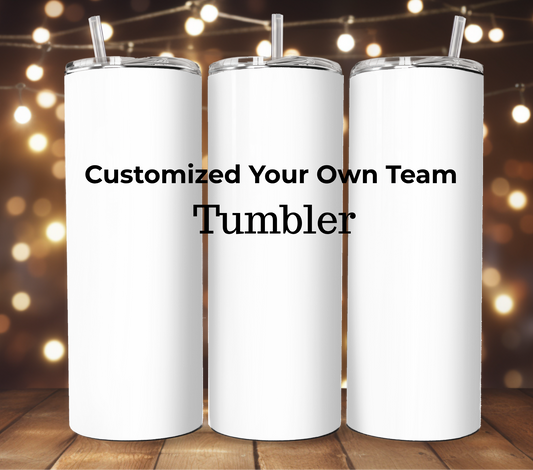 FIFA World Cup 20oz Skinny Tumbler | Custom Soccer Team Tumbler | World Cup 2026 Fan Gift