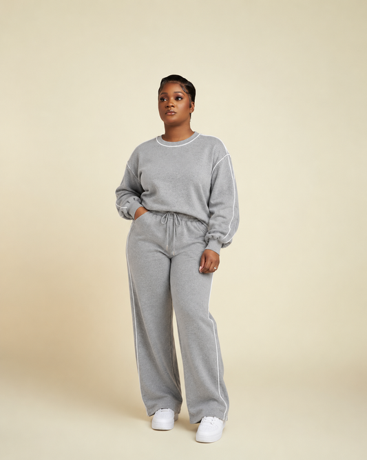 The Sloane Lounge Set – Heather Grey