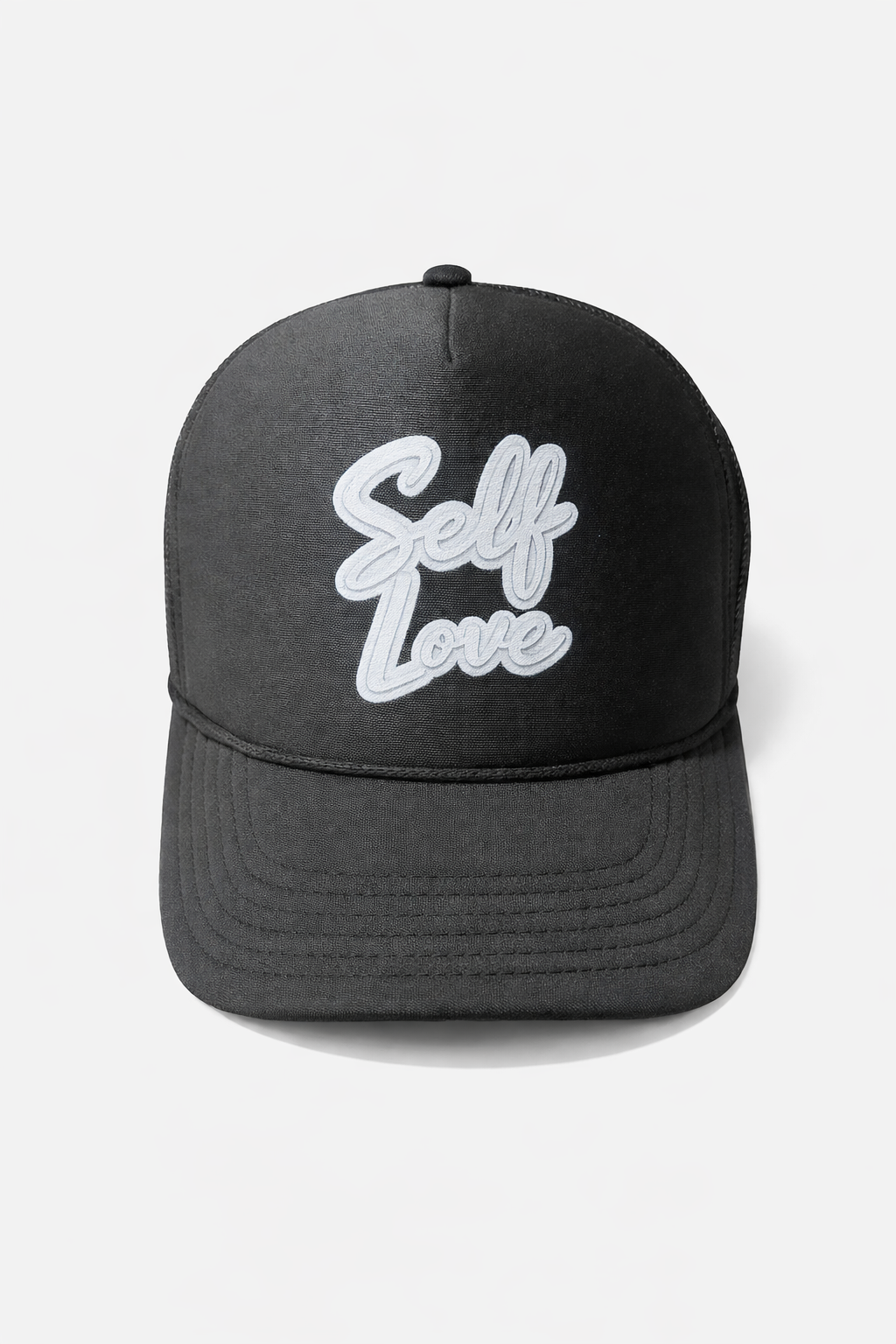 Self Love Trucker Hat Black